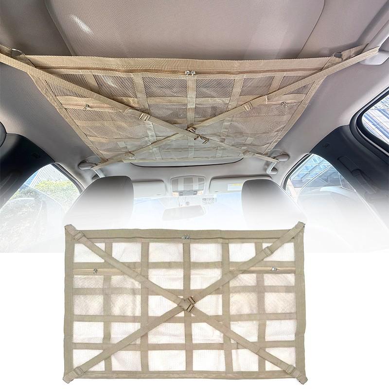 Car Roof Luggage Organizer Net Pocket Hanging Storage Bag