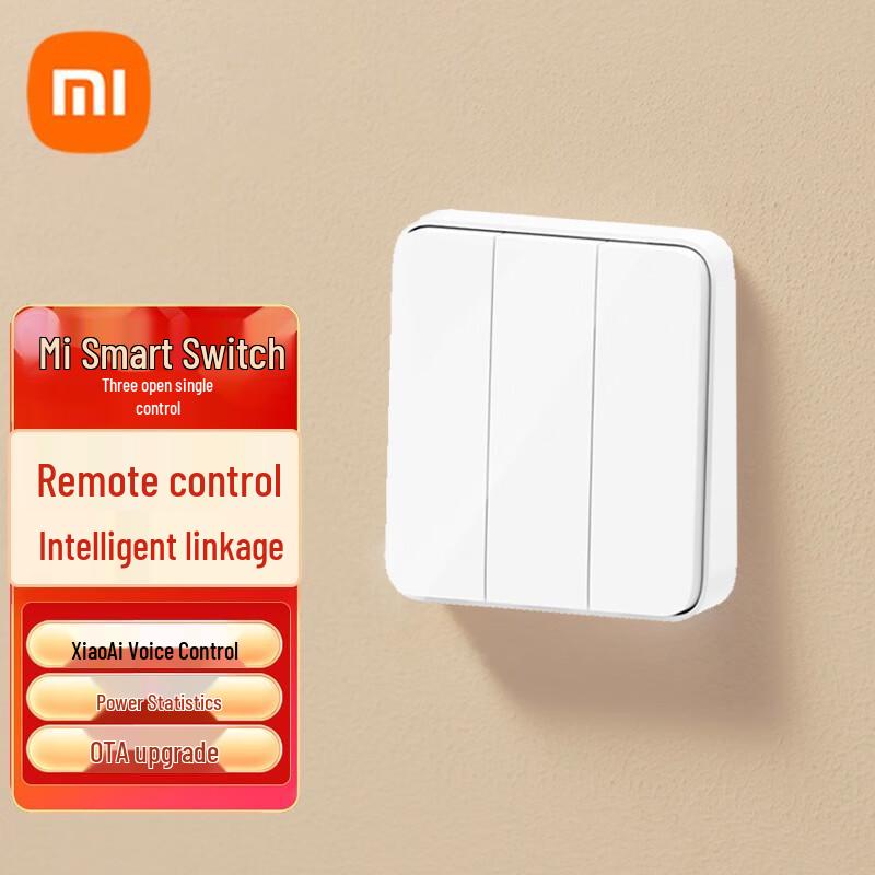 

Xiaomi Mijia Smart 3-Gang Single Control Switch