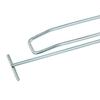 Double Hanger with Arm for EURO Mega-M Perforated Price Tag L-30cm Fi4 Zinc N