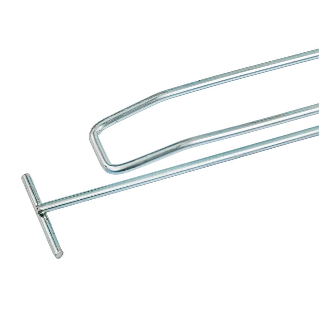 Double Hanger with Arm for EURO Mega-M Perforated Price Tag L-30cm Fi4 Zinc N