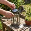 DIY Solar Lights Replacement Top Black Outdoor Solar Decorative Light  Pathway Lighting