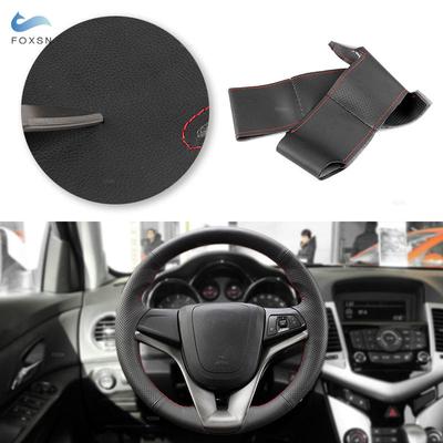 Car Accessories Steering Wheel Leather Cover For Chevrolet Cruze 2009-2014 Orlando 2010-2015 Aveo 2011-2014 Ravon R4