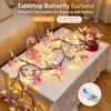 48Led Willow Vine String Light 1.6M 8 Modes USB Butterfly Festival Room Decoration Indoor and Outdoor Wall Lights