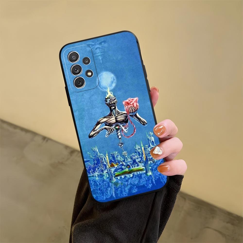 Skeleton Rock Band Fashion Phone Case for Samsung Galaxy S23 S24 S20 S21 S22 Ultra Fe Plus M54 A34 A54 A24 A52 A53 Coque