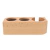 Tamping Station Buche Holz Tamper Matte Ständer mit Anti Slip Pad für Kaffee Bar Zubehör L
