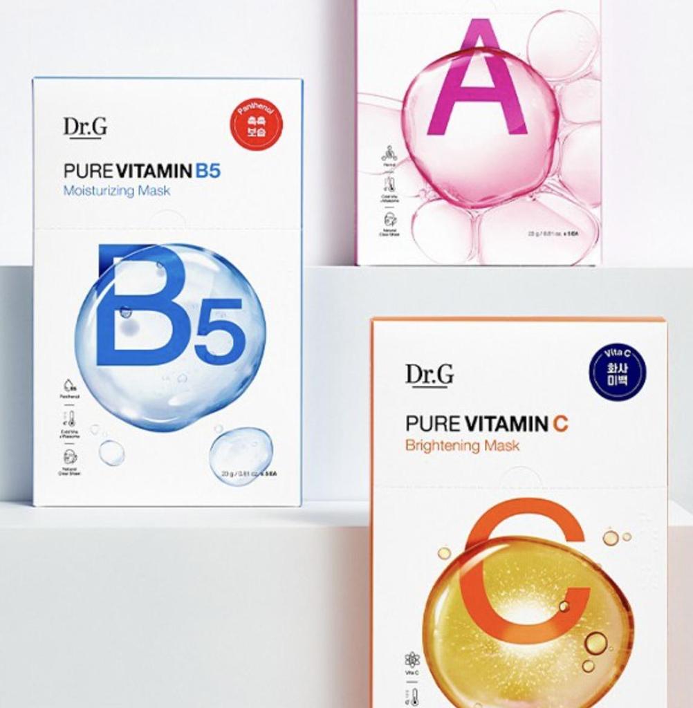 Dr.G Pure Vitamin C Brightening Mask Sheet Radiance Glowing 23g x 5 Sheets