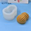 DIY Peanut Shaped Silicone Mold for Aromatherapy Gypsum And Epoxy Resin Handmade Plaster Decoration Mould