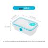 Antibacterial Rectangular Food Storage Box 560ml