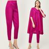Women's Summer High Waist Vertical Stripe Pleated Cigarette Pants - Slimming Tapered Cropped Design