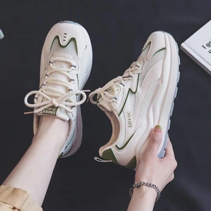 Woman Footwear Sports Summer Mesh Breathable Sneakers Athletic Shoes for Women Original Light New Arrival 2024 High Quality 39 A