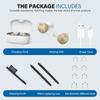Z-68 Sound Amplifier Hearing Aid with Charging Case Digital Noise Reduction In-Ear Design Long Batte