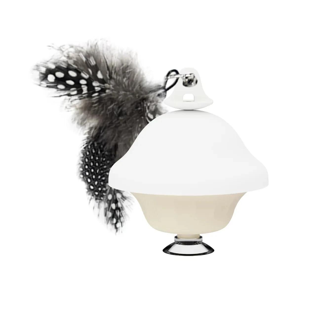 

Interactive Cat Toy Feather Teaser Pet Toy For Cats Detachable Cat Toys Teaser Interactive Cat Toy For Indoor Cats Kitten Play жёлтый