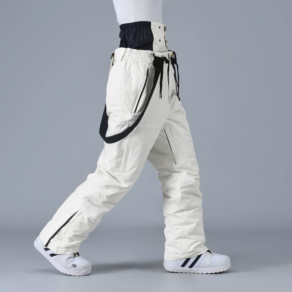 Techwear Style Wearproof Windproof Waterproof Breathable Ski Pants Overalls Man Woman Winter Thicken Warm Snowboarding Trousers