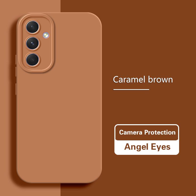Angel Eyes Phone Case for Samsung Galaxy A55 5G 6.6" High Qualtiy Camera Protection Official Silicone Luxury Back Cover