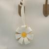 Charming 3D Multi-Petal Flower PU Leather Keychain Ornament