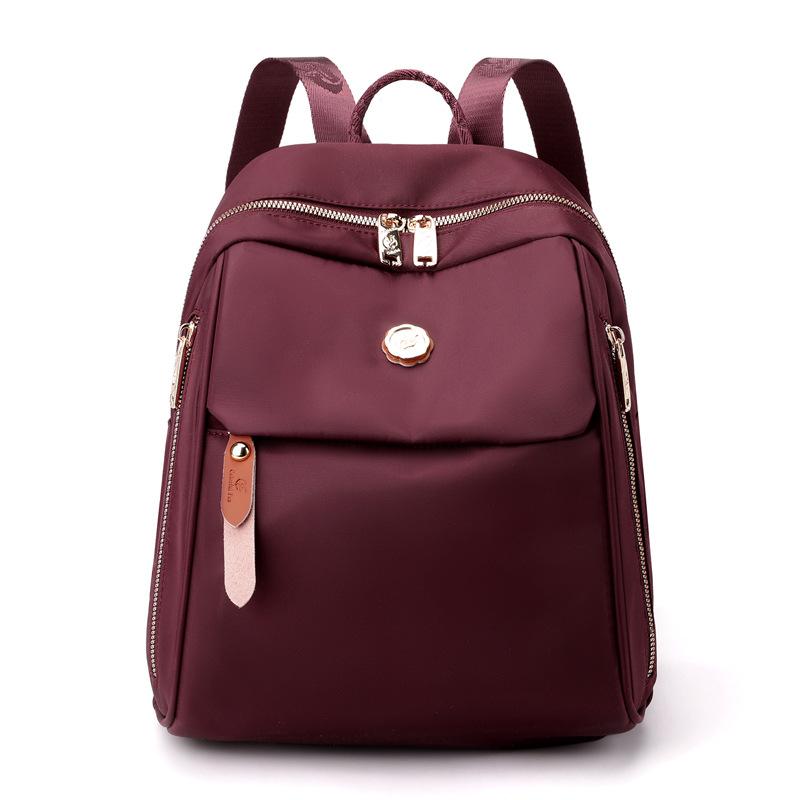 

Красочный лис новый женский трендовый рюкзак летний легкий дорожный рюкзак брызгозащищенный маленькая сумка водонепроницаемый кармин