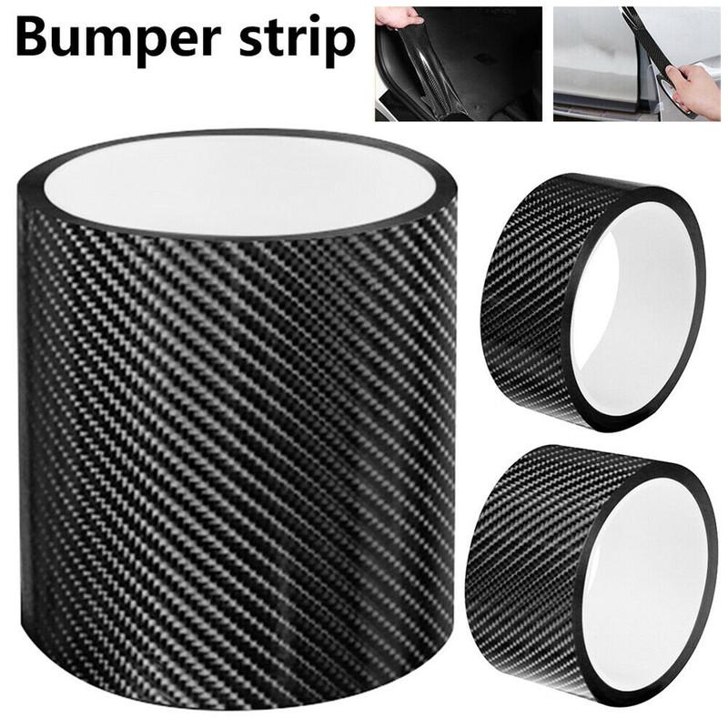 Useful Practical Vinyl Film Carbon Fiber Vinyl Film Carbon Fiber 10cm*3m Car Door Sill Scuff Parts Stickers Tape