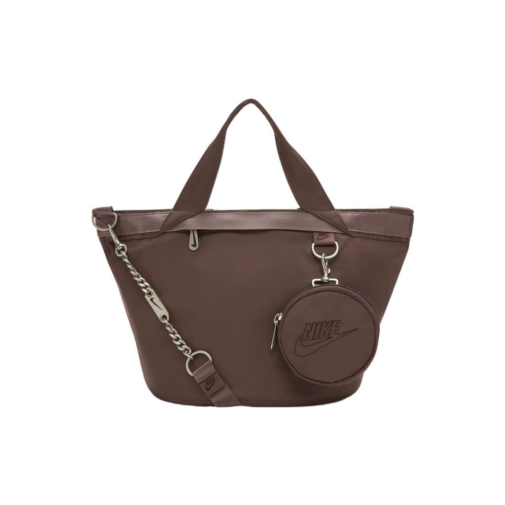 New Nike Fabric Tote Bag Shopping Bag Shoulder Bag Crossbody Bag Handbag Regular Women's Eclipse Fuchsia & Night Brown Red CW9303-291