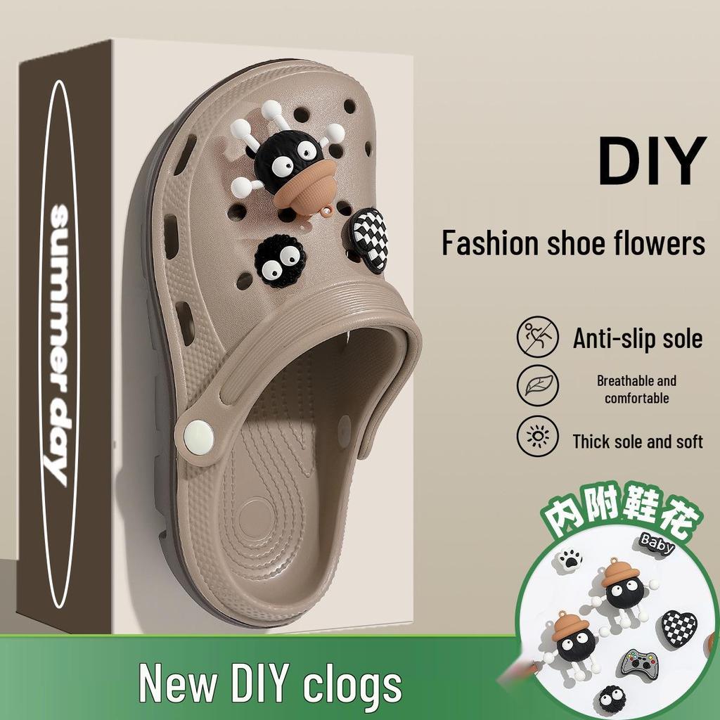 Breathable Non-slip Clogs: Men's & Women's Summer Shoes with Arch Support & Thick Sole
