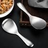 Thicken Stainless Steel Rice Spoon Deepen Serving Spoon Tableware Rice Paddle Buffet