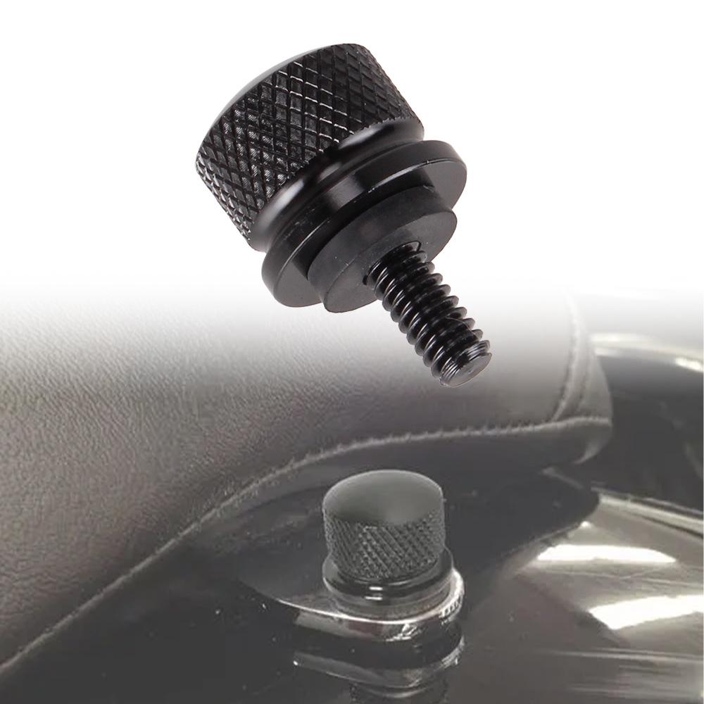 Harley Seat Screw Kit: Quick Release M6 Nuts for Motorcycle Seat Cushion & Fender Accessories