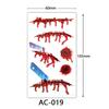 Halloween Temporary Tattoo Stickers Set With Water Transfer Craft For Costumes And Party Decor
