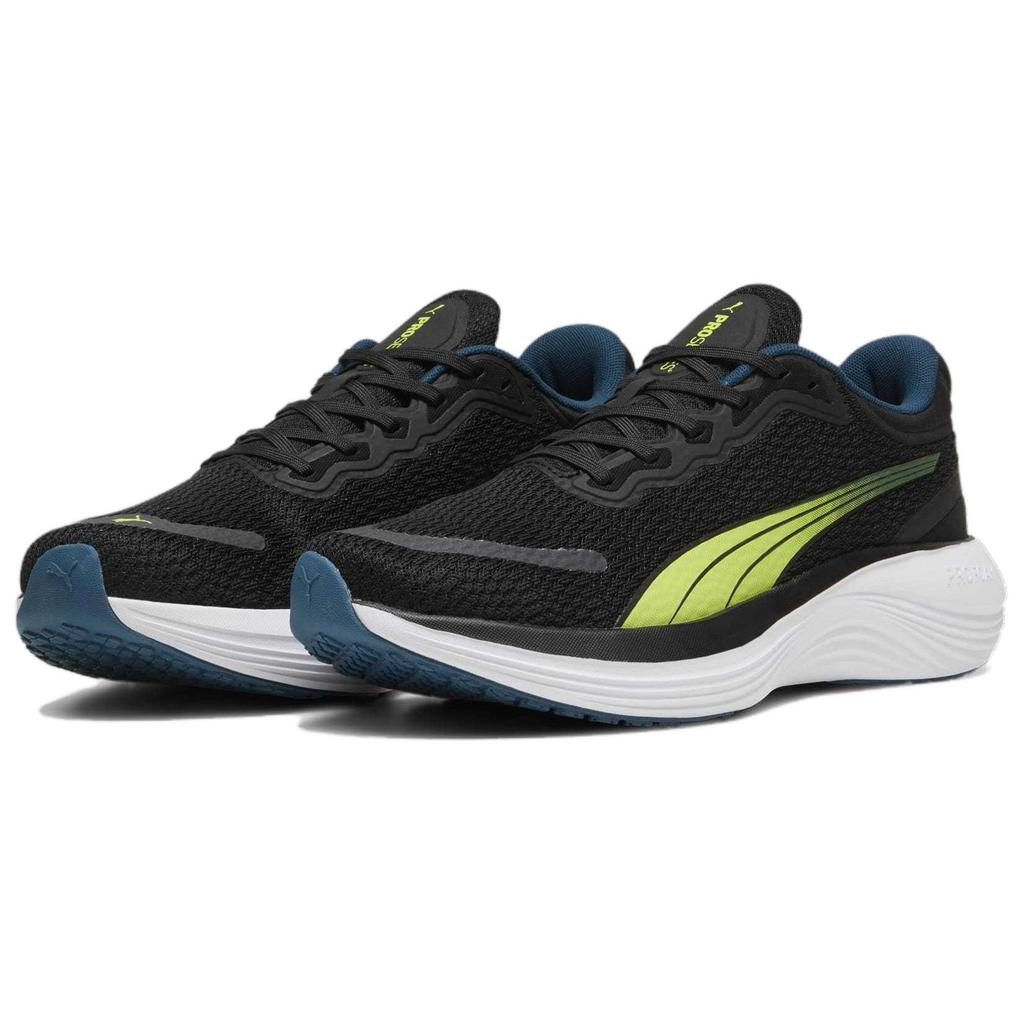 Puma Scend Pro Comfortable Fabric Leather Non-Slip Low-Top Training Running Shoes Unisex sneaker Black Green 378776-17