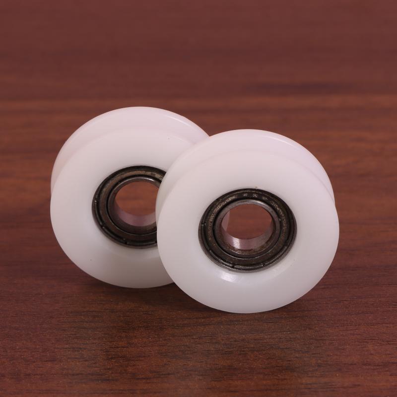 1/2 Buc 8*28*9Mm Rola cu Canelură U Plastic 688 Rulment Roată de Scripete/Antrenare, Roată de Ghidare Pom/Roată de Ridicare Peste Linie