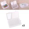 3 Pieces Sewing Thread Holders for Spools of Thread, Portable Empty Case Holder Box Container 42