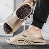Men's One Word Slippers 2026 Summer New Platform Outdoor Soft Sole Beach Shoes Lightweight Comfortable Casual Indoor Slippers