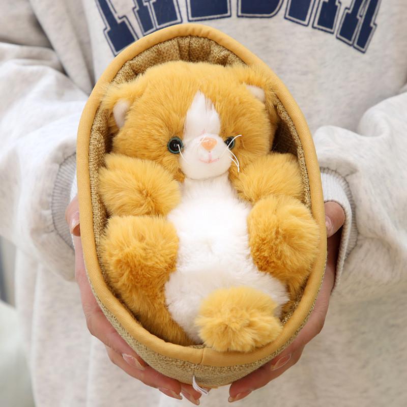 Süßes Waschbär-Stofftier Panda Kuscheltier Puppe Weiches Kreatives Geschenk für Hundebett