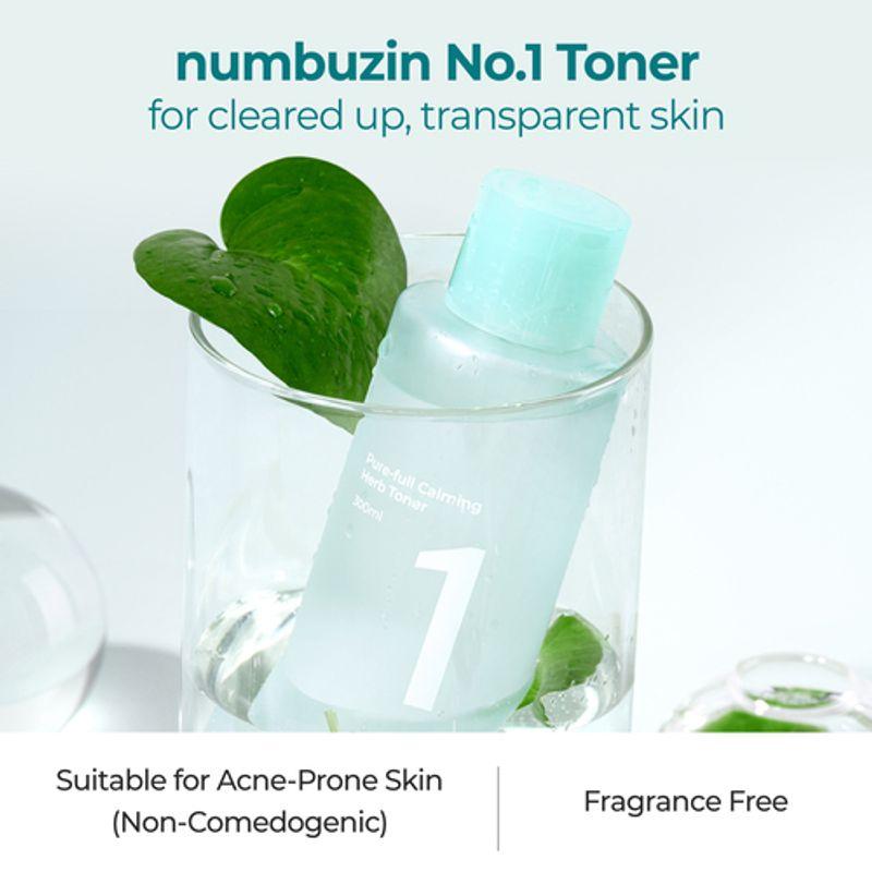[Numbuzin] No.1 Pure-full Calming Herb Toner 300ml