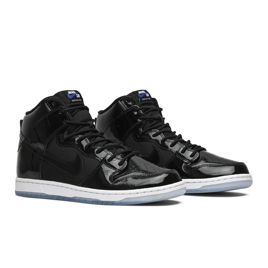 Nike Dunk High SB PRM 'Space Jam' (Unisex) Black / Black / Concord / White Skateboard Shoes BQ6826 002