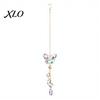 Sparkling Window Suncatcher Pendants Butterfly & Dragonfly Crystal Suncatcher, Colorful Rainbow Maker Prism Hanging Elegant Glass Wind Chimes