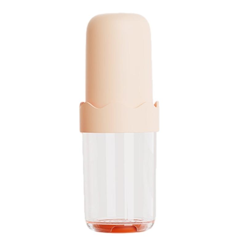 

Travel Toothbrush Storage Container With Detachable Double Cups For School Outdoor Activities