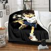Cartoon Cartoon Detective Conan Printed Blanket, Fashionable Soft Warm Flannel Blanket, Bed Sofa Outdoor Travel Picnic Blanket