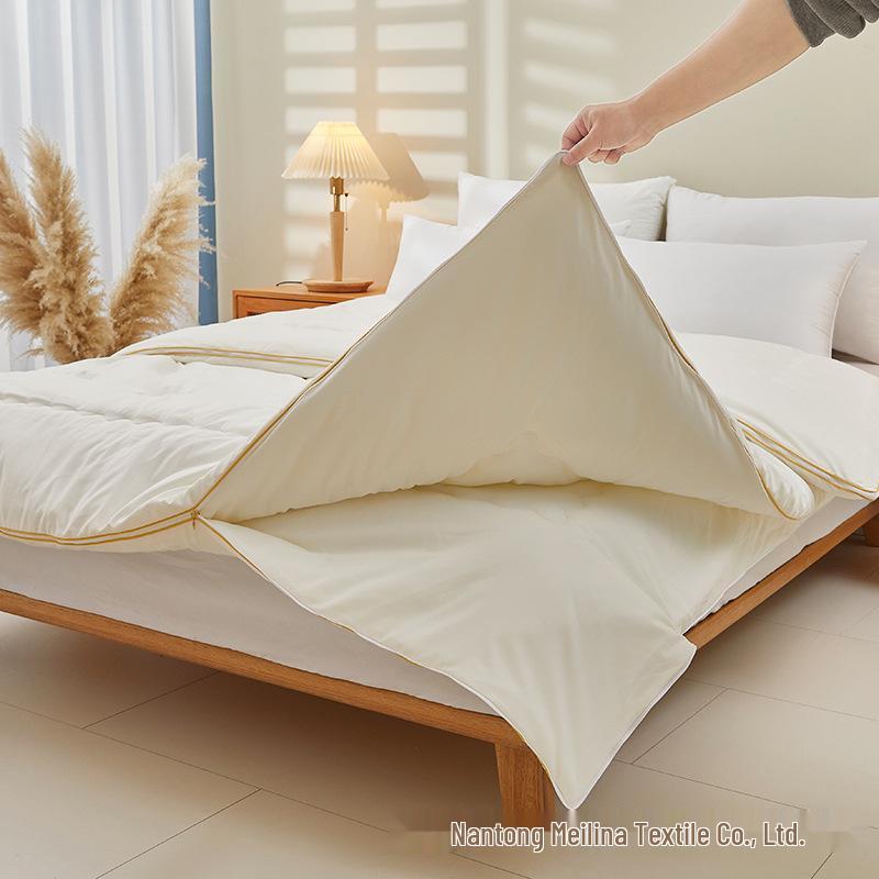 Crystal Home Textiles Silk and Mulberry Quilt: Thick Zippered Spring & Autumn Parent-Child Quilt, Winter Gift Edition.
