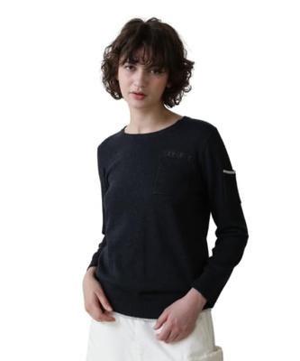 FATIGUE KNIT TOPS Women's S 010 Black 783-3240603