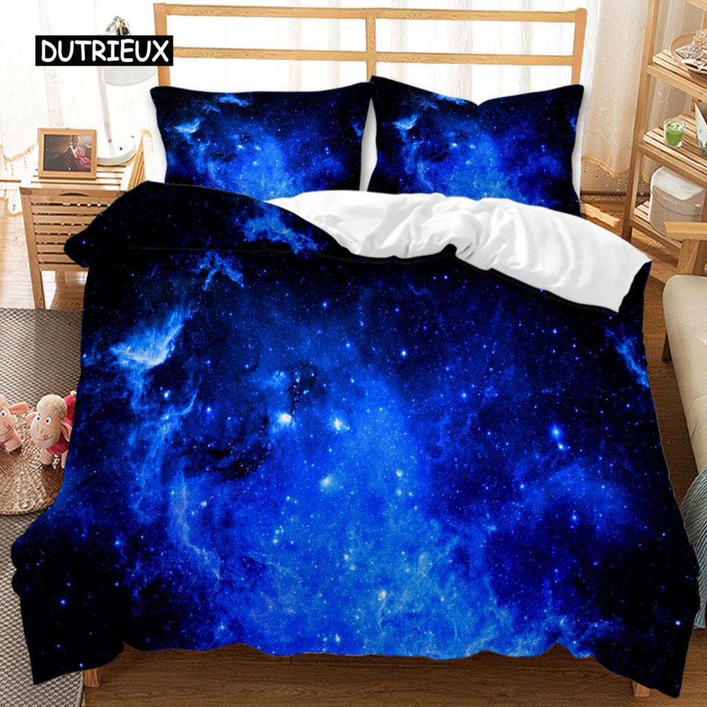 Polyester Comfortable Stylish Pattern Duvet Cover Set With Duvet Cover And Pillowcases King Queen Twin Sizes For All Ages