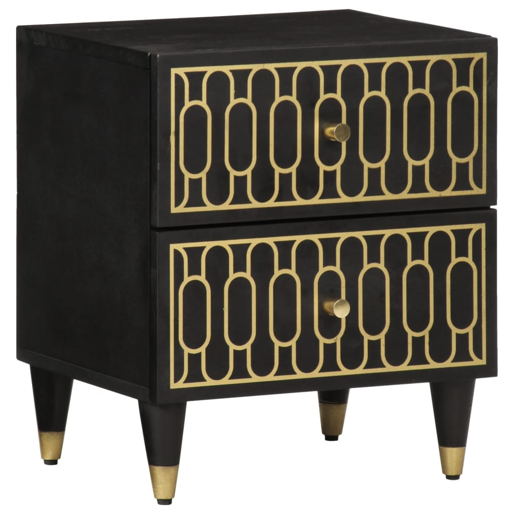 Nightstands (2 pcs) 40 x 33 x 46 cm Solid Mango Wood