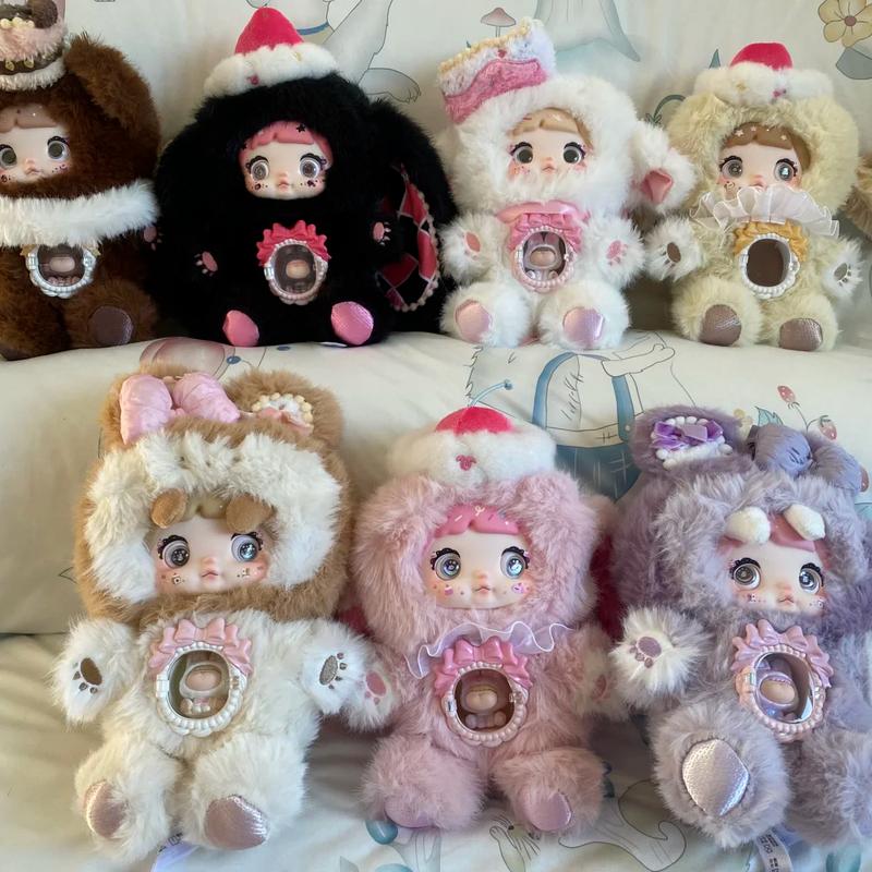 Nommi V7 One Bite Sweetheart Series Plush Blind Box Toy Amaryllis Series Unboxing Confirmation Edition Doll kawaii Birthday Gift