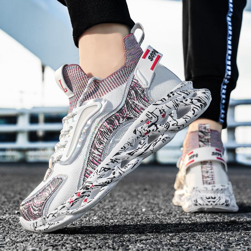 

MAEDEF Running Shoes for Men Fashion Sneakers Breathable Mesh Non Slip Sports Shoes Comfortable Walking Shoes for Men Casual 39 коричневий