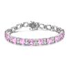 ATTAGEMS 925 Silver Jewelry Original Created Blue Spinel Bracelet 1.0CT Tennis Bracelets For Women Luxury Gift Wedding Authentic