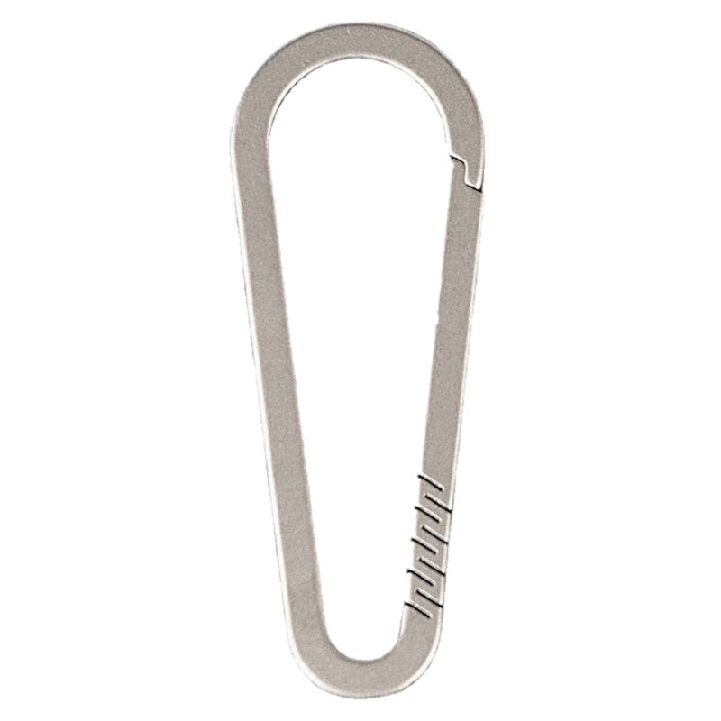 Spring Snap Hook Keychain Clip Titanium Alloy Outdoor Carabiner Tool for Camping