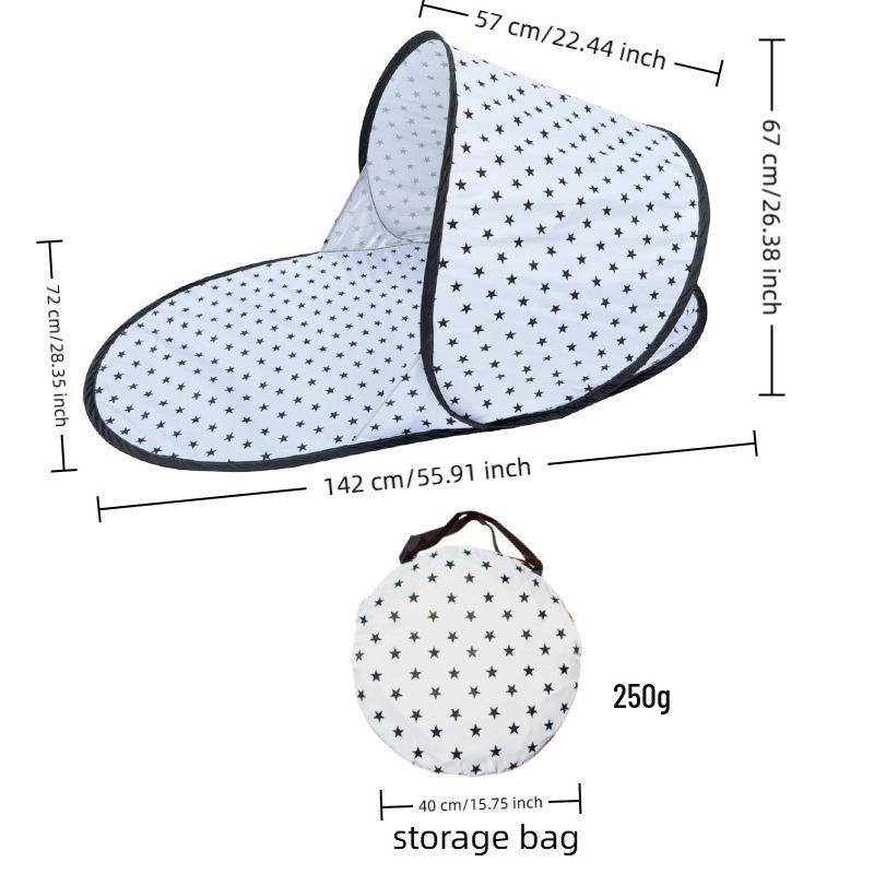 Single Person Quick-Open Tent for Outdoor Camping, Travel, and Beach