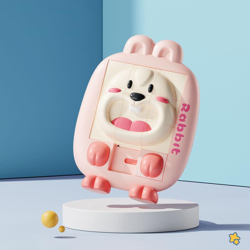 

3D мультфильм животное Huarong Дорога Слайд Головоломки Игры Детские Настольные Игры Тренировка Мышления Девять Сеток Детские Развивающие Головоломки Игрушка