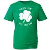 Kiss Me Im Irish T-Shirt, St Patricks Day Novelty Cute Holiday Gift For Him Her