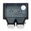 Outdoor Outlet WIFI IP66 Waterproof Socket With Timer for Patio Garden US Plug 110?250V 16A