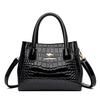 Ladies' Quality Leather Patent Shoulder Bags for Women New Luxury Women's Bags Designer Fashion Large Capacity Tote Bag