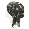 Kvinner India Muslim Elastisk Turban Print Cotton Hat Head Scarf Wrap